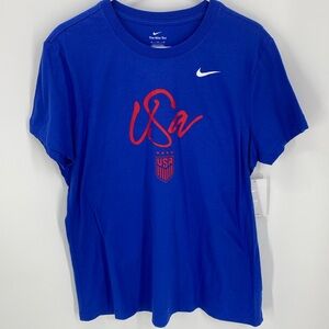 Nike USA Soccer Core SS Women's Tee XL NWT